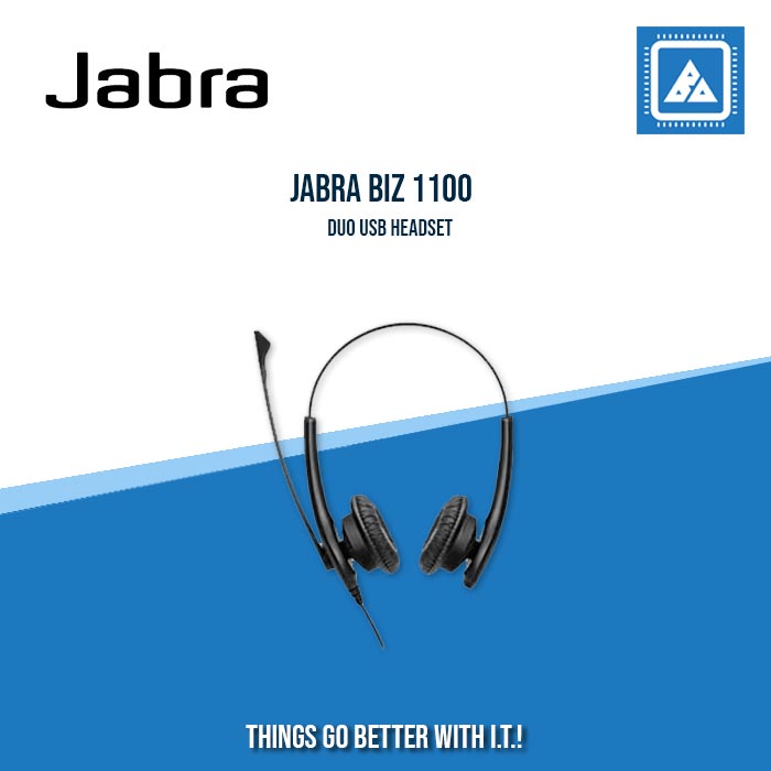 JABRA BIZ 1100 DUO USB HEADSET JABRA BIZ 1100 DUO USB HEADSET